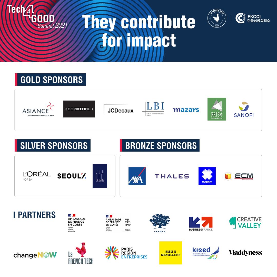 Tech4Good Summit 2021 - France, Korea and beyond