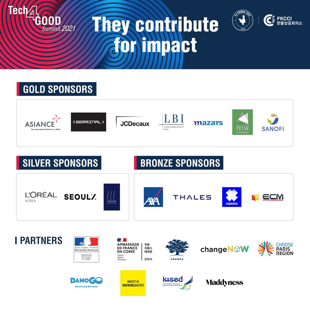 Tech4Good Summit 2021 Pitch Contest Sponsors